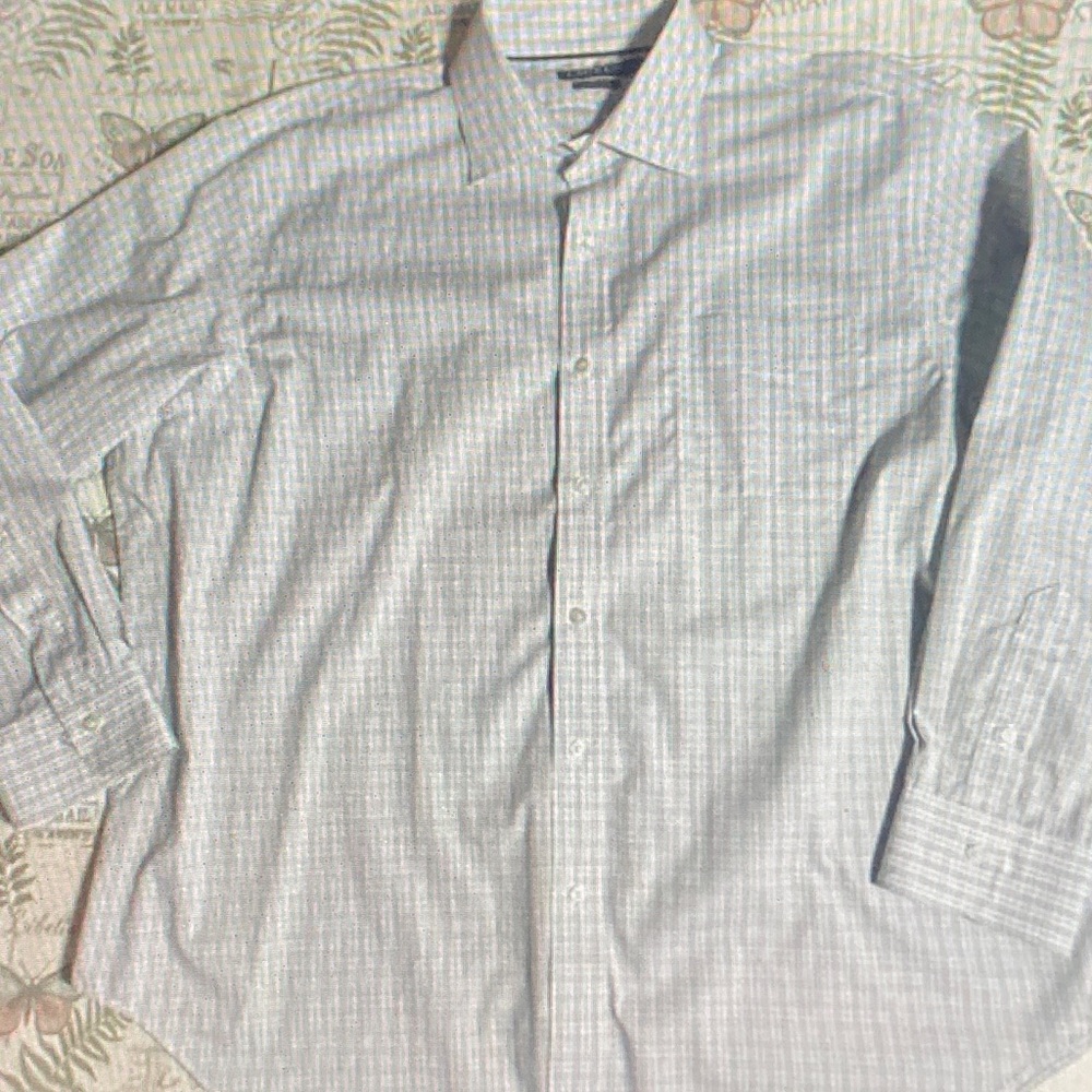 Polo Ralph Lauren Men's White Checkered Dress Shirt